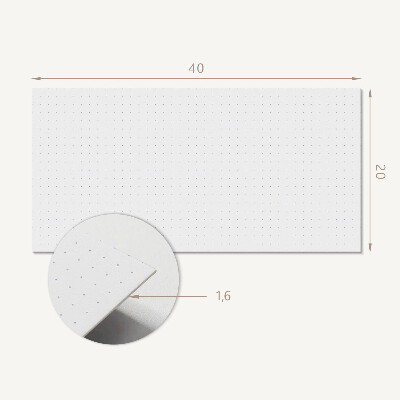 Square tv wall panel Grid with points