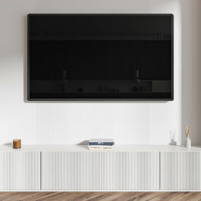Square tv wall panel Grid with points