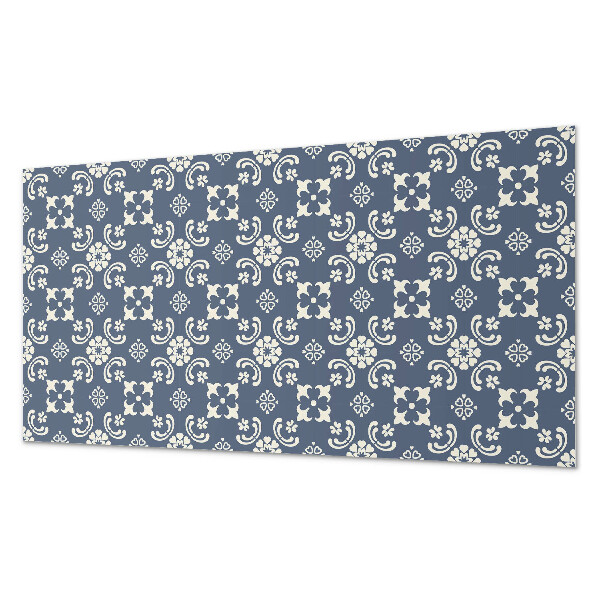 Pvc wall panel Floral pattern on the background