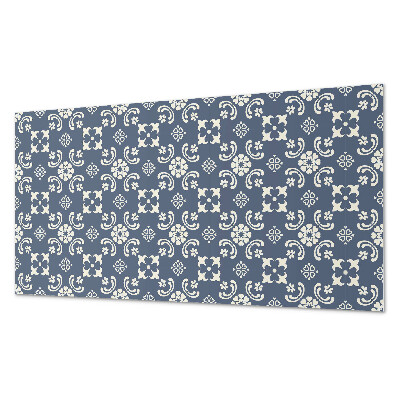 Pvc wall panel Floral pattern on the background