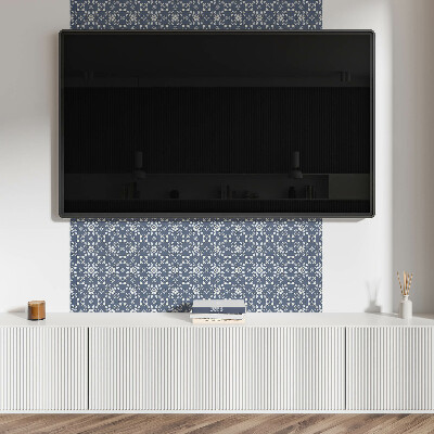 Pvc wall panel Floral pattern on the background