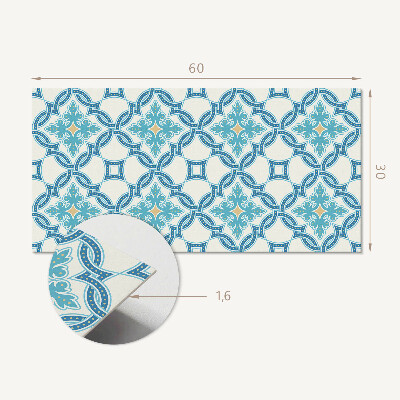 Square wall panel Arabesque style pattern