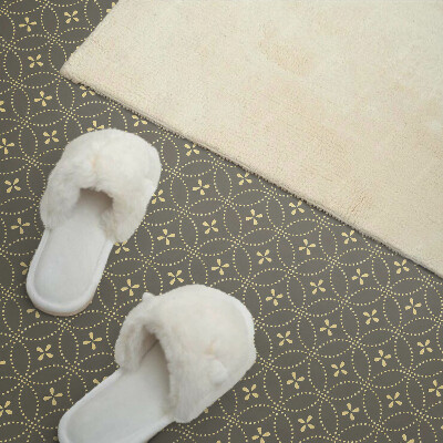 Pvc wall panel Pattern with delicate flowers