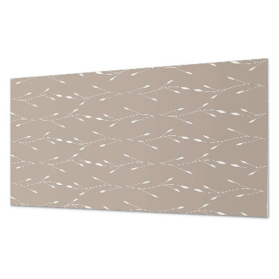 Square tv wall panel Delicate plant pattern