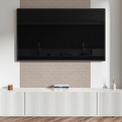 Square tv wall panel Delicate plant pattern