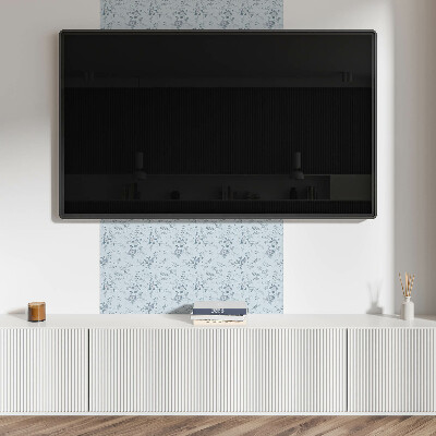 Square wall panel Floral pattern on the background