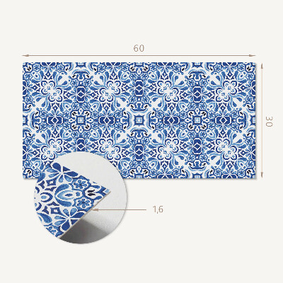 Pvc wall panel Classic floral pattern