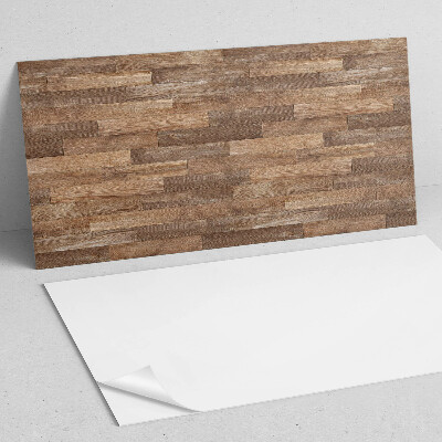 Square tv wall panel Floorboard pattern