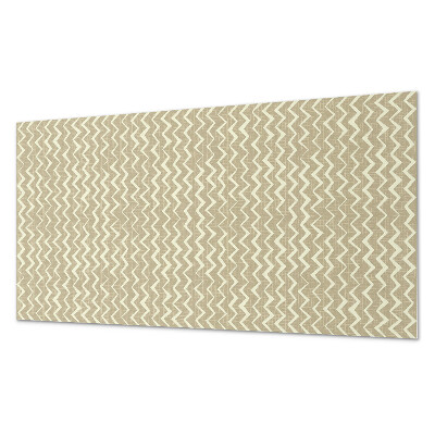 Square wall panel Zigzags on the texture background