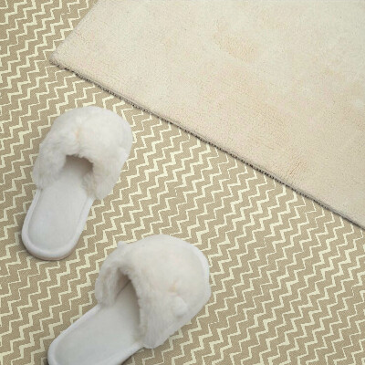 Square wall panel Zigzags on the texture background