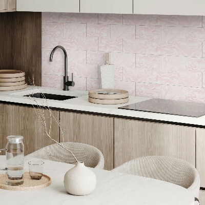 Pvc wall panel Marble pattern with waves