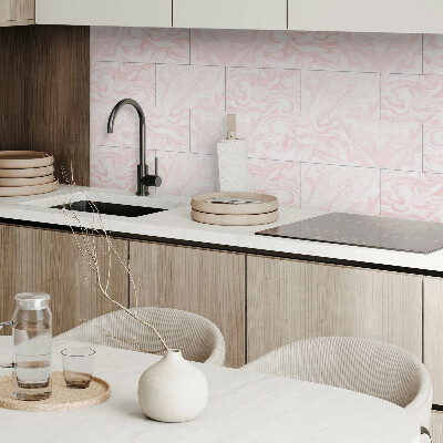 Pvc wall panel Marble pattern with waves