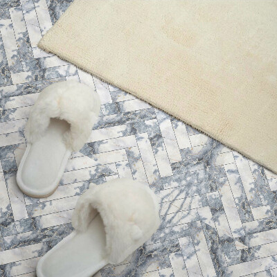 Square tv wall panel Marble herringbone pattern