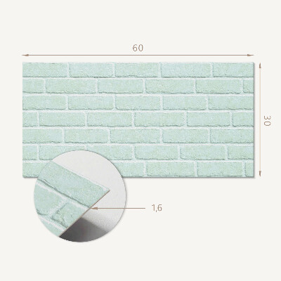Square wall panel Brick wall pattern