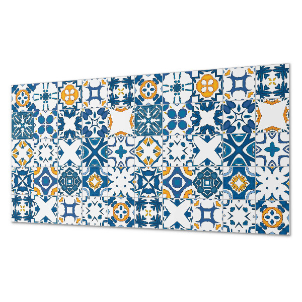 Square wall panel Mosaic patterns in the layout