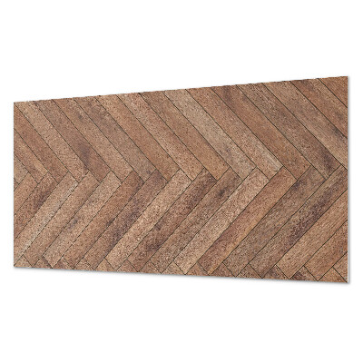 Square wall panel Herringbone board pattern