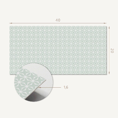 Pvc wall panel Geometric floral pattern