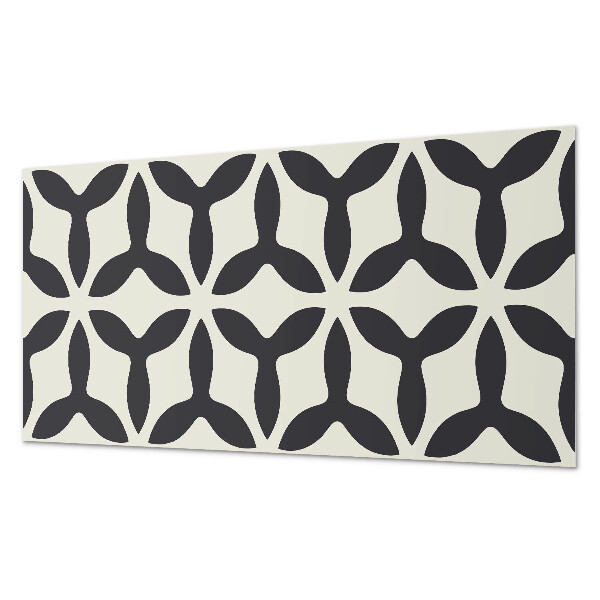 Square wall panel Stylish pattern with fins