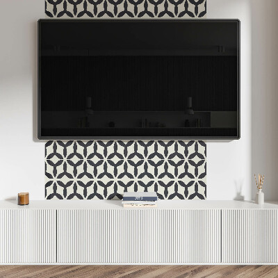 Square wall panel Stylish pattern with fins