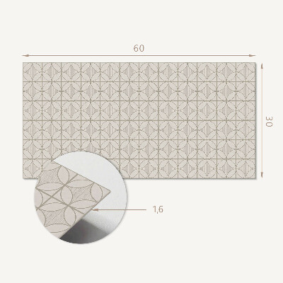 Pvc wall panel Geometric pattern with circles