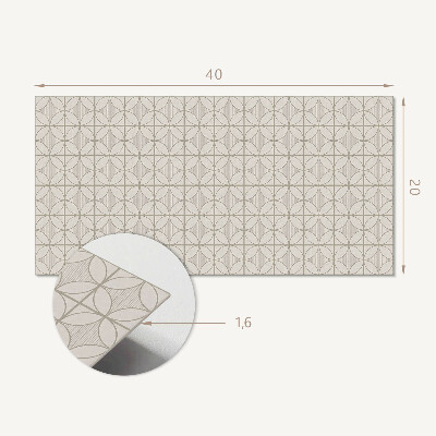 Pvc wall panel Geometric pattern with circles