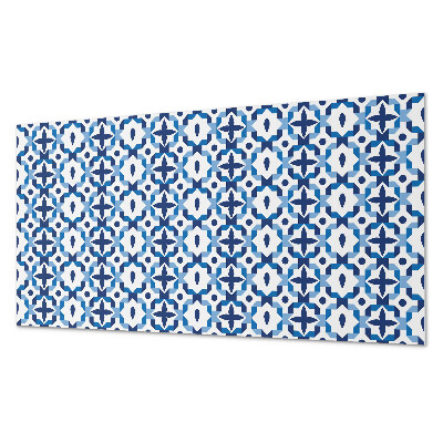 Square tv wall panel Geometric floral pattern