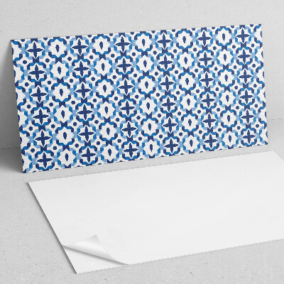 Square tv wall panel Geometric floral pattern