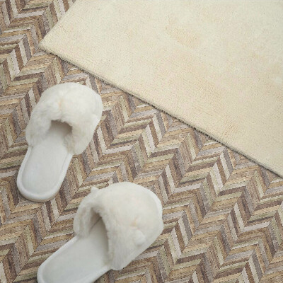 Square tv wall panel Herringbone pattern of boards