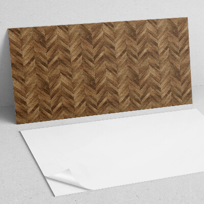 Square wall panel Herringbone board pattern