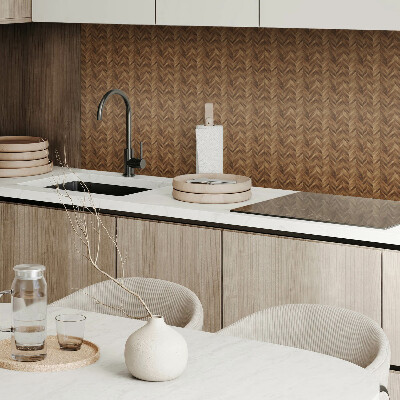 Square wall panel Herringbone board pattern