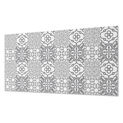 Square wall panel Geometric patterns in the layout