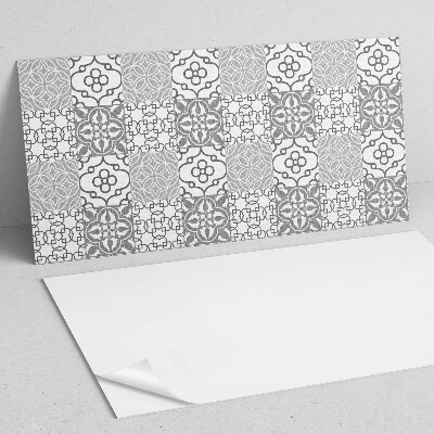 Square wall panel Geometric patterns in the layout