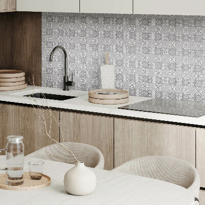 Square wall panel Geometric patterns in the layout