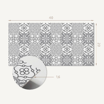 Square wall panel Geometric patterns in the layout