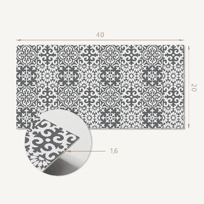 Pvc wall panel Decorative patterns on tiles