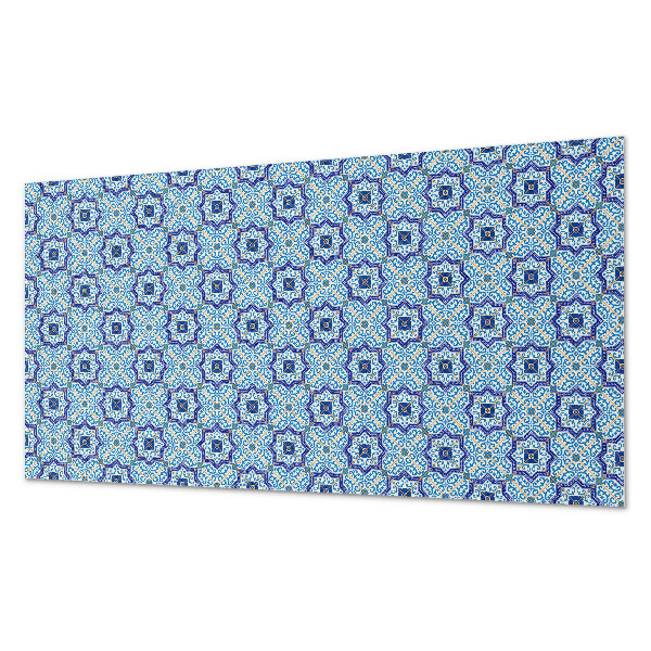 Square tv wall panel Pattern with ornamental motifs