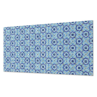 Square tv wall panel Pattern with ornamental motifs