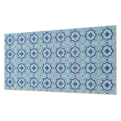 Square wall panel Tile pattern with ornaments