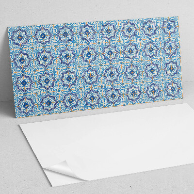 Square wall panel Tile pattern with ornaments