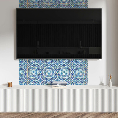 Square wall panel Tile pattern with ornaments
