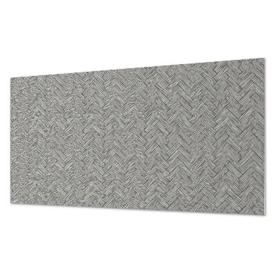 Square tv wall panel Wood braid pattern