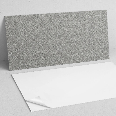 Square tv wall panel Wood braid pattern