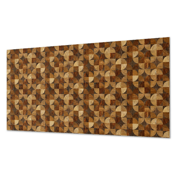 Pvc wall panel Geometric wood pattern