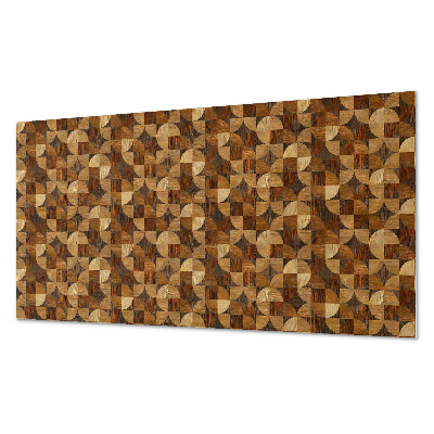 Pvc wall panel Geometric wood pattern