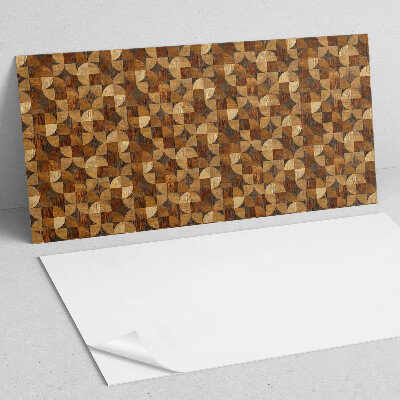 Pvc wall panel Geometric wood pattern