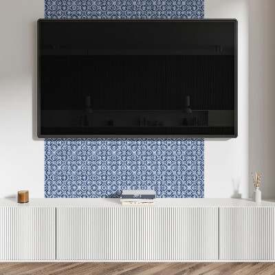 Square tv wall panel Octagon pattern
