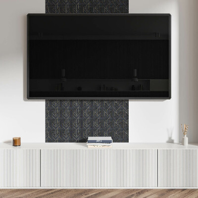 Square wall panel Geometry of lines and shapes