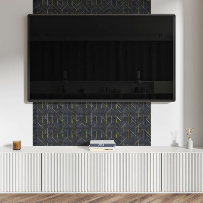 Square wall panel Geometry of lines and shapes