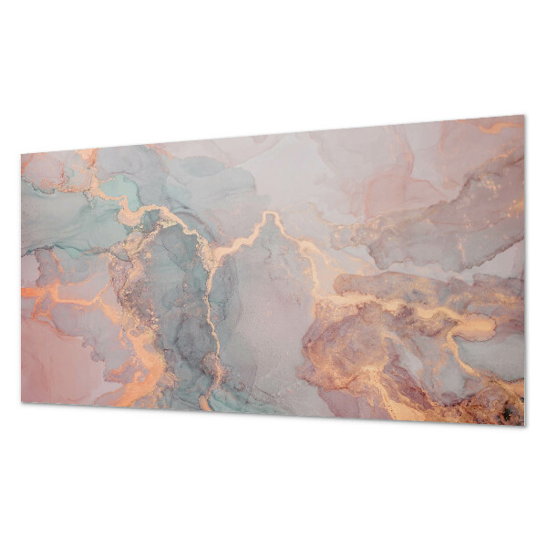 Square tv wall panel Abstract resin pattern