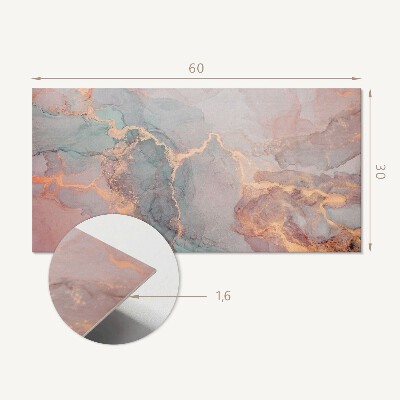 Square tv wall panel Abstract resin pattern